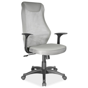 Kancelářská židle EDIT, 103-113x69x53x41x51, šedá