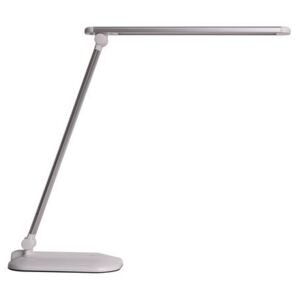 LED stolní lampička 7W, 3 barvy světla, stříbrná