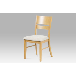 Jídelní židle dřevěná dekor dub bělený S PODSEDÁKEM NA VÝBĚR AUC-5527 OAK1