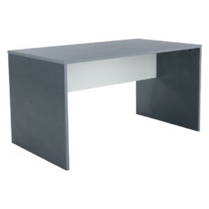 PC stůl, Tempo Kondela grafit / bílá, RIOMA NEW TYP 11
