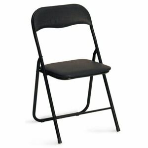 Kovová židle K5, černá