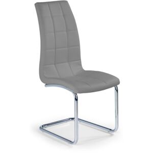 Kovová židle K147, šedá