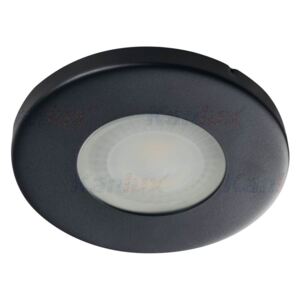 Podhledové koupelnové bodové osvětlení NEMERO, 1xGX5,3, 35W, IP44, 85mm, kulaté, černé