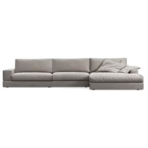 Doimo Salotti Čalouněné sofa Vision, látka šedá, 293x171 cm