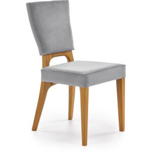 Jídelní židle Wenanty, medový dub / šedá