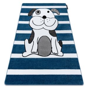 Dětský kusový koberec PetMe Štěně - modrý/bílý