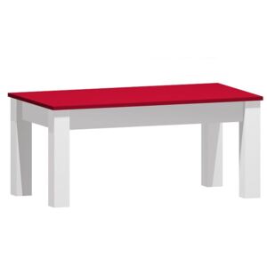 SIMPLE ABS 17 Konferenční stolek (Provedení: bílá | červená)