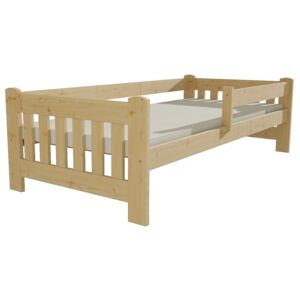 Dětská postel DP 022 - Rozměr: 80 x 180 cm, Povrchová úprava: netransparentní barva bílá, Úložné prostory: bez úložných prostor
