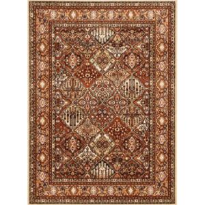 Kusový koberec klasický Agnella Gizel Ates Měděný Hnědý Terakota Rozměr: 80x150 cm
