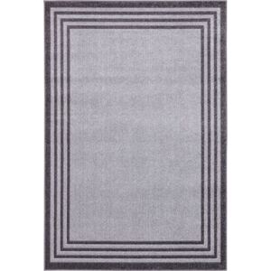 Kusový koberec moderní Agnella Meteo Frama Platyna Šedý Rozměr: 133x195 cm
