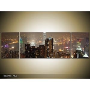 Obraz noční Hong Kong (F000945F17050)