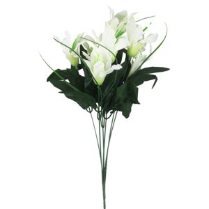 Lilie puget, barva bílá. Květina umělá. SG5988