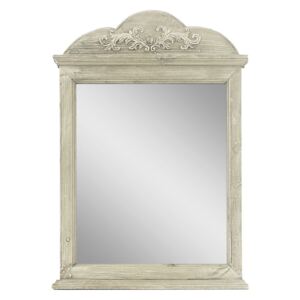 Zrcadlo v dřevěném rámu, tvar okna LD-0273