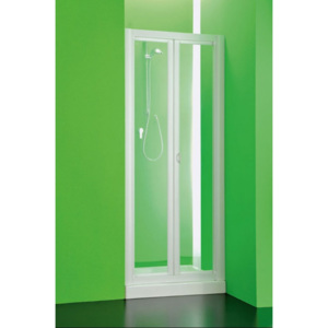 Olsen Spa Domino sprchové dveře 69-74 cm bílá čiré sklo BSDOM76S