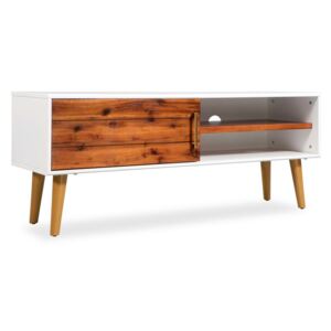 TV stolek z masivního akáciového dřeva | 120x35x45 cm