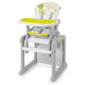 Jídelní židlička plastová 2v1 Baby Design Candy zelená 04