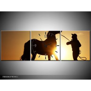 Obraz siluety koně (F001061F9030CC)