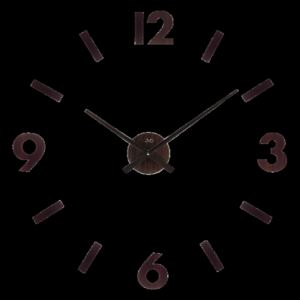 Designové nástěnné dřevěné nalepovací hodiny JVD HC31.2 (tmavé dřevo) (POŠTOVNÉ ZDARMA!! nalepovací hodiny na zeď)