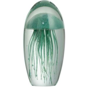 Těžítko zelená Medúza Jellyfish - Ø10*21cm