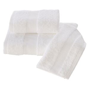 Luxusní ručník DELUXE 50x100cm Bílá, 650 gr / m², Modal - 17% modal / 83% výběrová bavlna