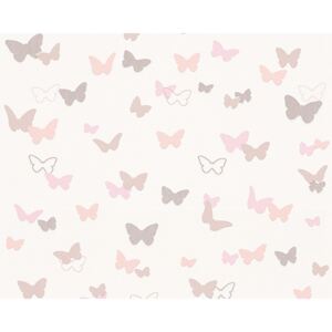 30289-1 Dětská vliesová tapeta na zeď s motýlky Dimex výběr 2020, velikost 10,05 m x 53 cm