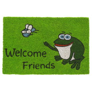 Vopi Rohožka 147 Ruco print 412 Welcome friends frog 412 Welcome friends frog