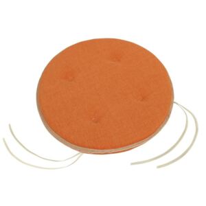 Sedák LADA kulatý hladký - průměr 40 cm, kulatý hladký oranžová Uni Bellatex