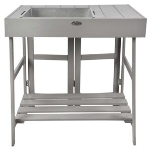 Esschert Design Přesazovací stolek šedý