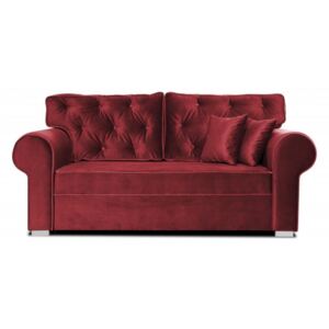 Dvoumístná sedačka MIRA - červená