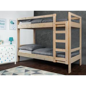 Goleto Patrová postel Pasadena 96 x 206 x 185 cm | masivní borovicové dřevo