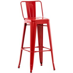 Kovová barová židle Mason Barva Červená