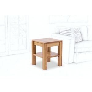 Wooded Odkládací stolek Chicago z masivu DUB 47x47x53cm Odstín dřeva: Přírodní olej 3232 (+0 Kč)