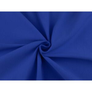 Teplákovina bavlněná nepočesaná jednobarevná - B-037/1 modrá královská Stoklasa