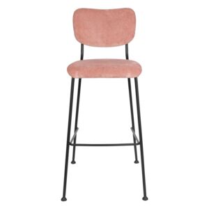 Sada 2 růžových barových židlí Zuiver Benson, výška 102,2 cm