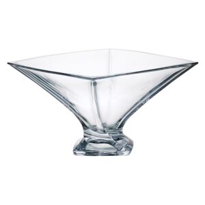 Crystalite Bohemia skleněná mísa na ovoce Quadro 32,5 cm