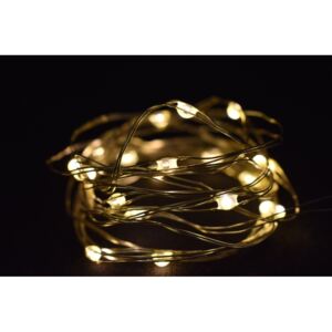 Světelný řetěz 150 cm, 30 LED teplé bílé světlo