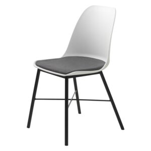 Designová židle Jeffery bílá