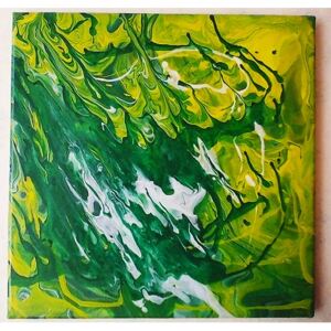 Ručně malovaný obraz Petr Šulc - Zelená planeta