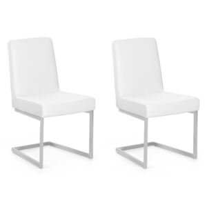 Sada dvou bílých židlí ARCTIC