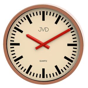 Moderní čitelné nástěnné hodiny JVD quartz H306.2