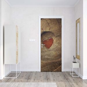 GLIX Fototapeta na dveře - Heart Tree | 91x211 cm