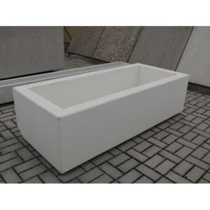 Betonové obdélníkové květníky (4 modely) [vymývaný beton]