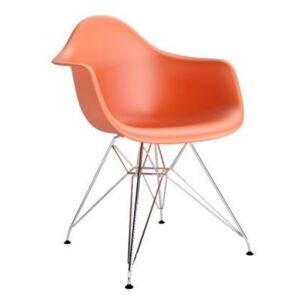 Jídelní židle P018 PP Inspirovaná DAR oranžová