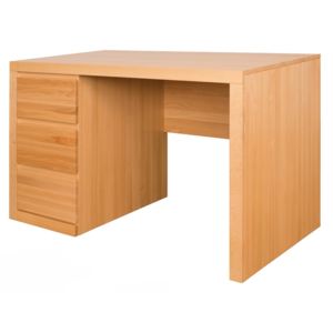 Drewmax BR401 - Dřevěný psací stůl masiv buk (Kvalitní bukový psací stůl)