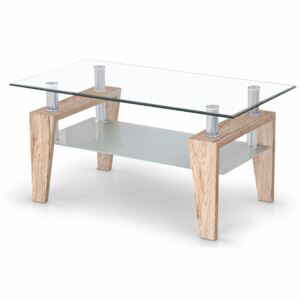Konferenční stolek Halmar Betty, kov / MDF, dub san remo