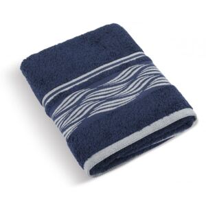 Froté ručník 50x100 cm - Vlnka modrá