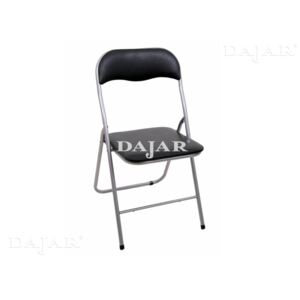 Skládací zahradní židle Black / Silver PATIO