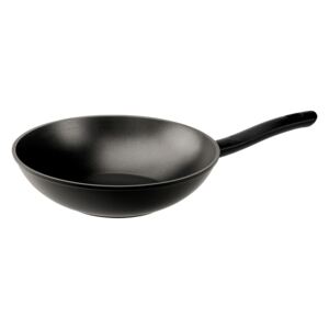 ERNESTO® Hliníková pánev / hliníková pánev wok, 2 (černá rukojeť, wok)
