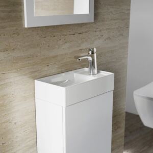 RAVAK Umývátko VEDA Slim 400 keramické white