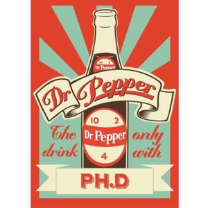 Plechová cedule Dr Pepper